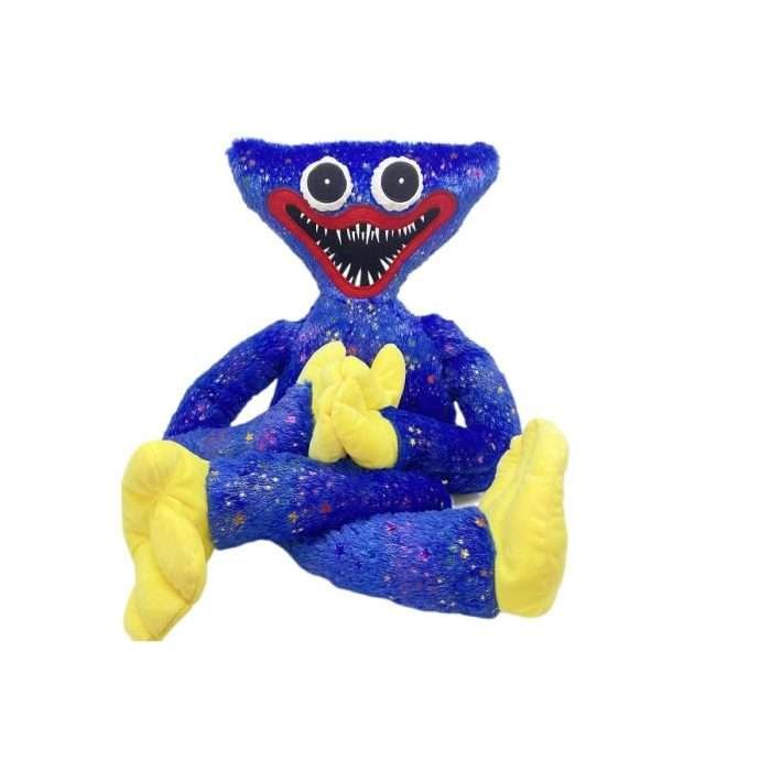 blue Poppy Playtime Plush Toy Doll with Sparkling Stars