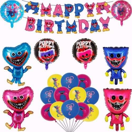 Decoration Set for Poppy Playtime Birthday Party & Game