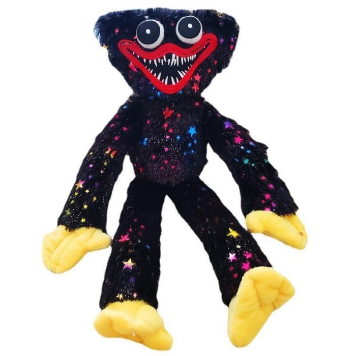 40 cm Black Sparkling Stars Huggy Wuggy Plush