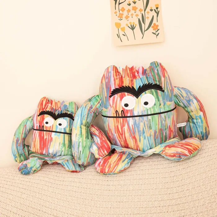 Anime Color Big Mouth Monster Plush Toys