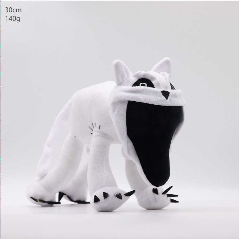 30cm Big Mouth White CatNap Plush Toy