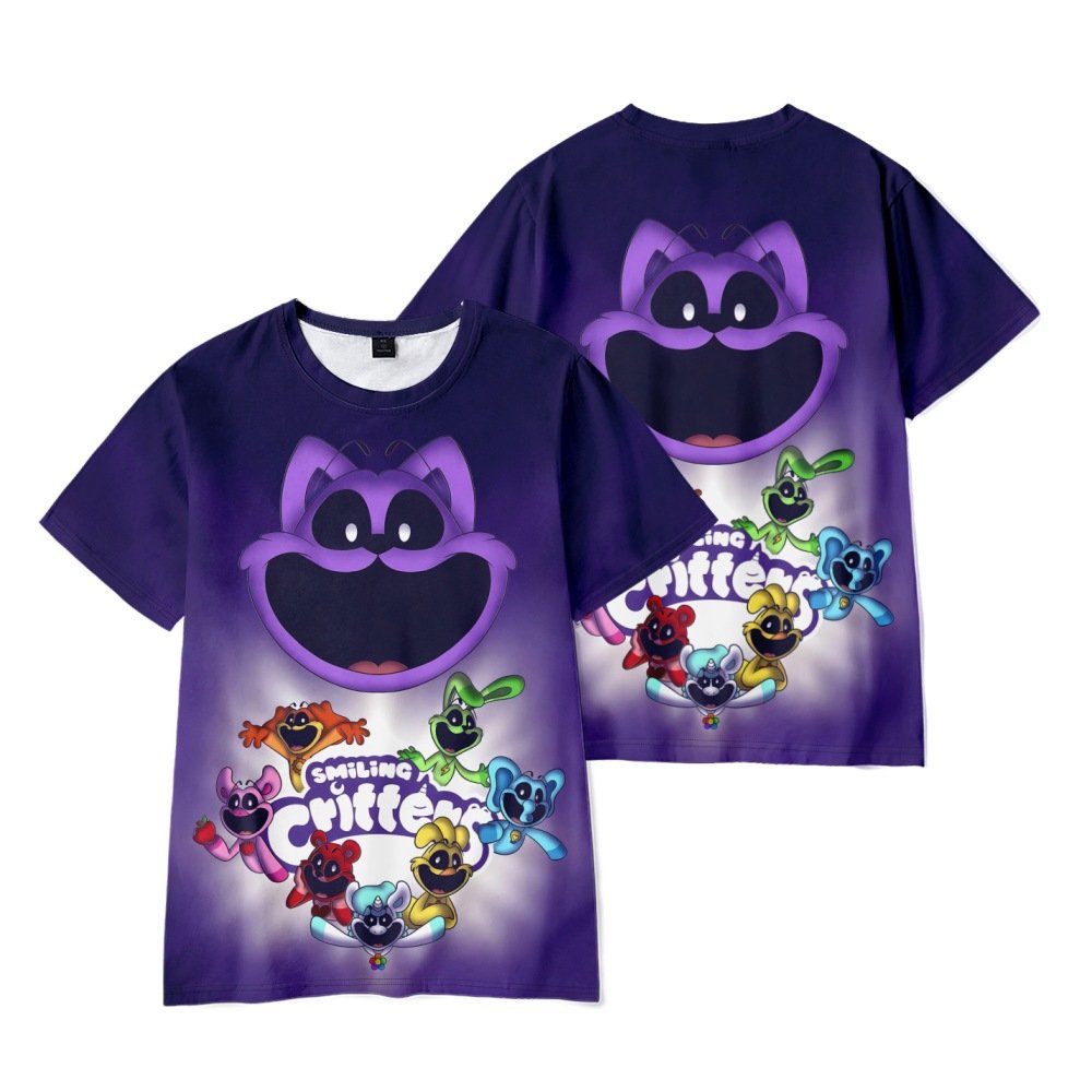 3D Smiling Critters Scary Poppy Printed T-shirt for Kids