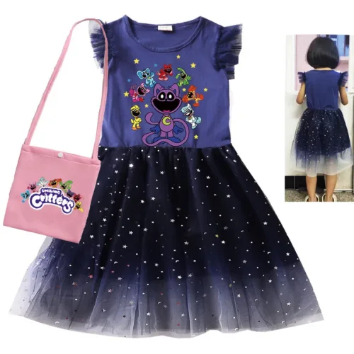 Smiling Critters Catnap Sleeveless Princess Dresses