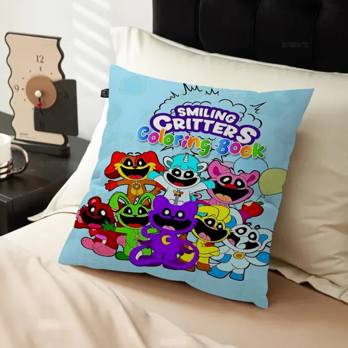 Comfy Catnap Dogday Pillowcase Smiling Critters Pillow Cover