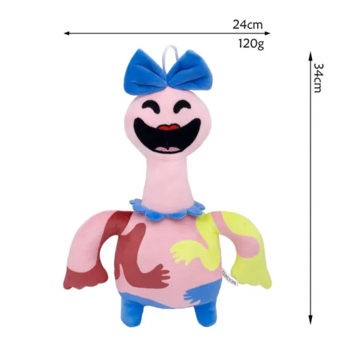 34cm Nightmare Critters Plush Toy Pink Doey The Doughman
