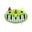 22cm Pianosaurus Pillow Nightmare Critters Piano Dragon Plush