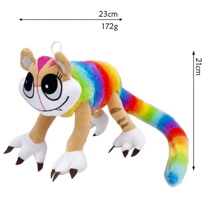 21cm Rainbow Tail Cat - Poppy Playtime Yarnabelle Plush Toy - Image 2