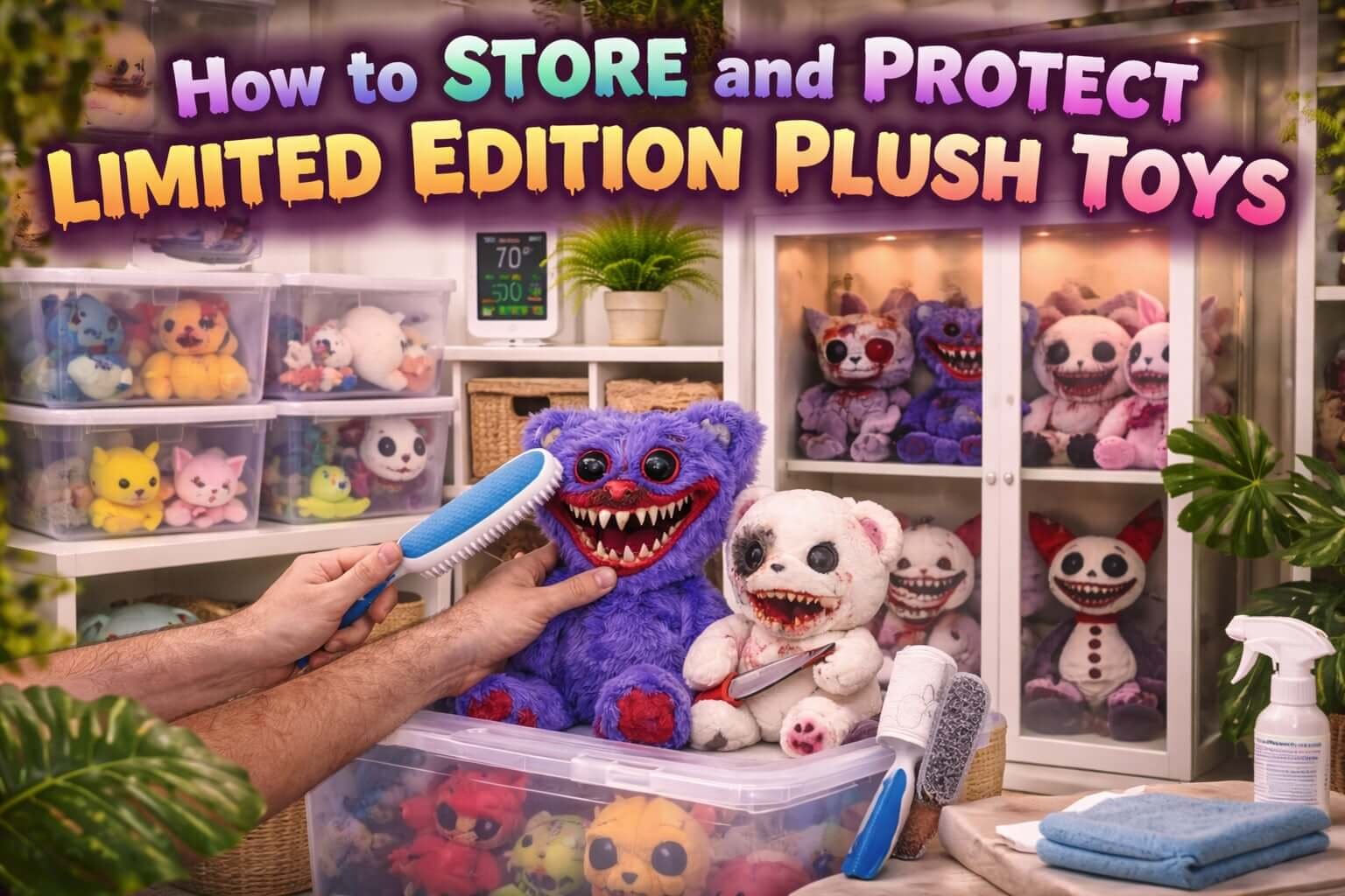How to Store and Protect Limited Edition Plush Toys