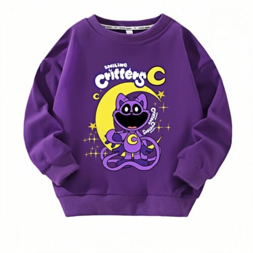 Poppy Playtime Smiling Critters Catnap Kids Sweatshirt5