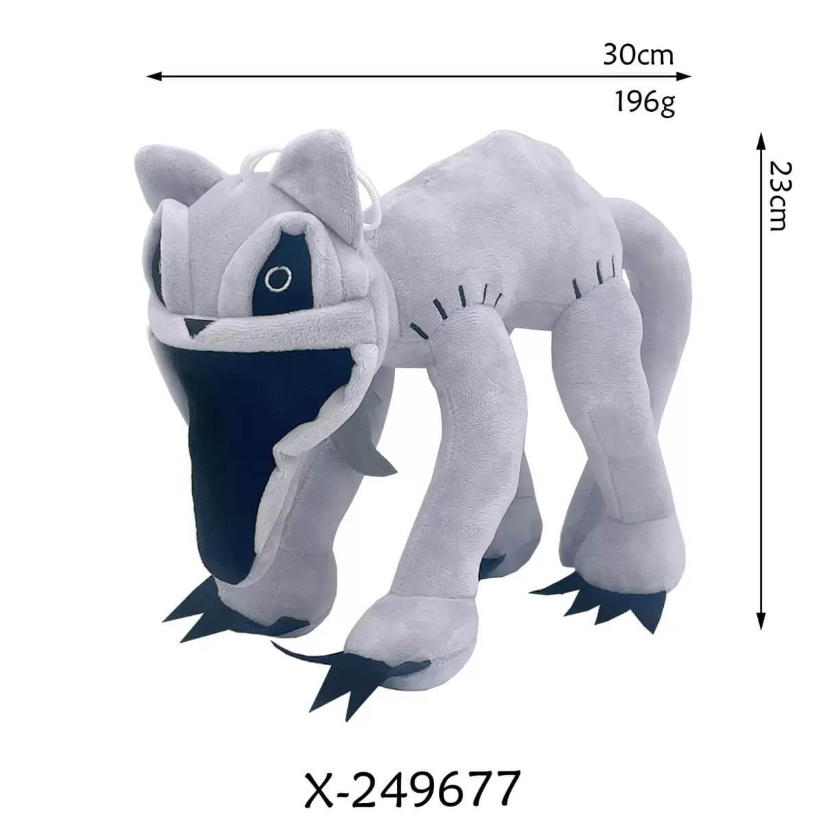 23cm Big Mouth Grey CatNap Plush Toy 3 23cm Big Mouth Grey CatNap Plush Toy