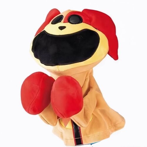 DogDay Smiling Critters Plush Hand Puppet - Boxing Toy with Sound