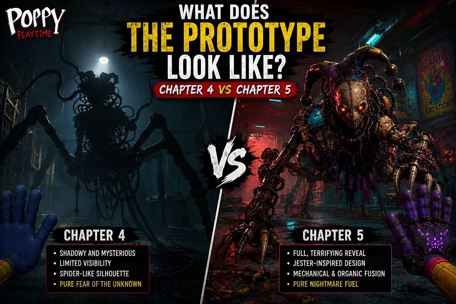 What Does the Prototype Look Like in Chapter 4 vs Chapter 5?
