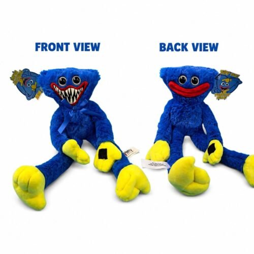 30 cm Poppy Playtime Huggy Wuggy Face-Changing Plush Toy Interactive Blue Monster Stuffed Animal