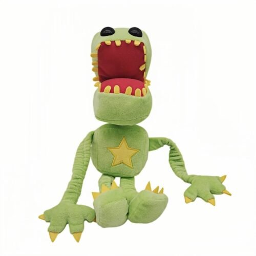 40cm Green Boxy Boo Plush Toy - Project Playtime Stuffed Animal with Star