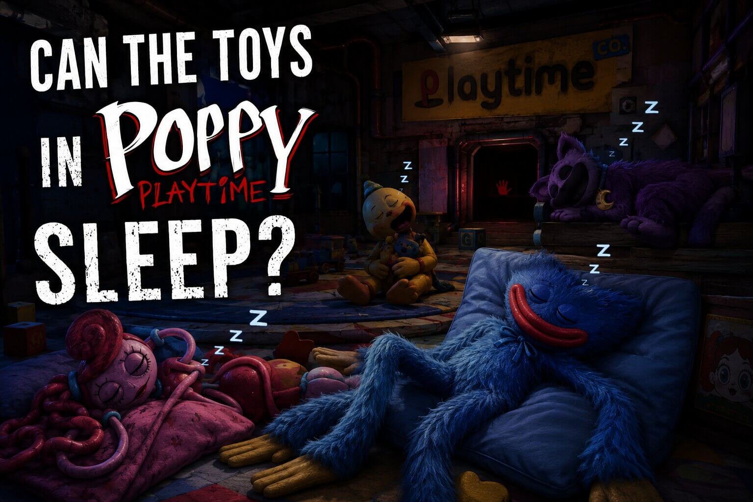 Can the Toys in Poppy Playtime Sleep?
