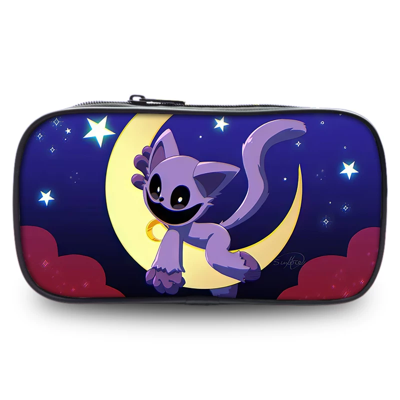 Poppy Playtime Chapter 3 Smiling Critters Pencil Case - CatNap Cartoon Large Capacity Stationery Bag 4 Poppy Playtime Chapter 3 Smiling Critters Pencil Case - CatNap Cartoon Large Capacity Stationery Bag