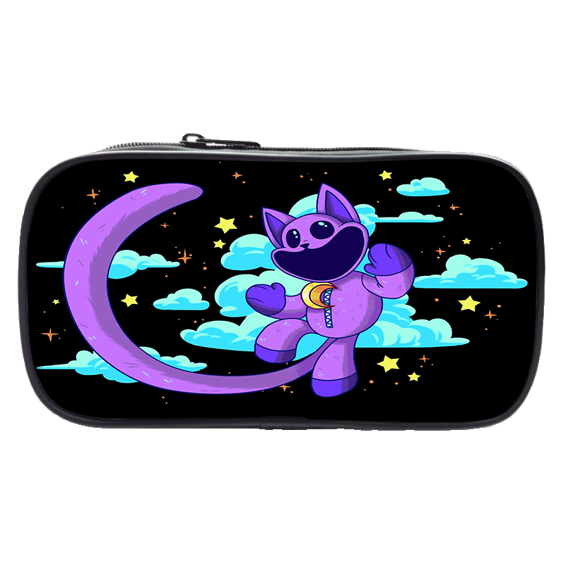 Poppy Playtime Chapter 3 Smiling Critters Pencil Case - CatNap Cartoon Large Capacity Stationery Bag 6 Poppy Playtime Chapter 3 Smiling Critters Pencil Case - CatNap Cartoon Large Capacity Stationery Bag