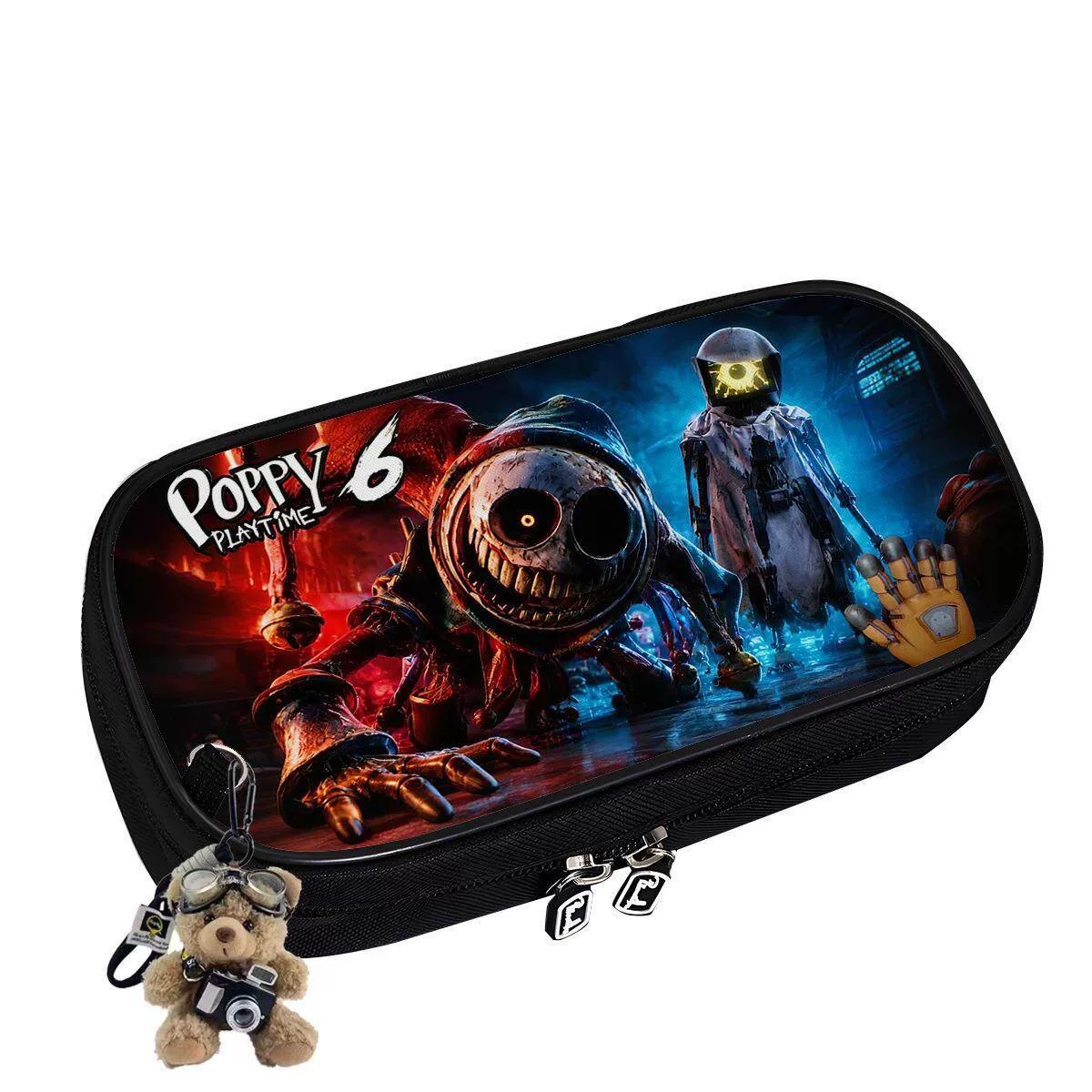 Poppy Playtime Chapter 6 Pencil Case - Double Layer Game Theme Large Capacity Stationery Bag for Boys & Girls 6 Poppy Playtime Chapter 6 Pencil Case - Double Layer Game Theme Large Capacity Stationery Bag for Boys & Girls 2