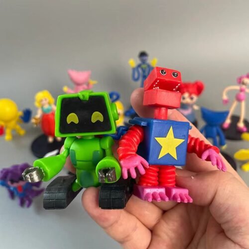 Poppy Playtime 14pc Figure Set - Action Toy Collection with Huggy Wuggy CatNap