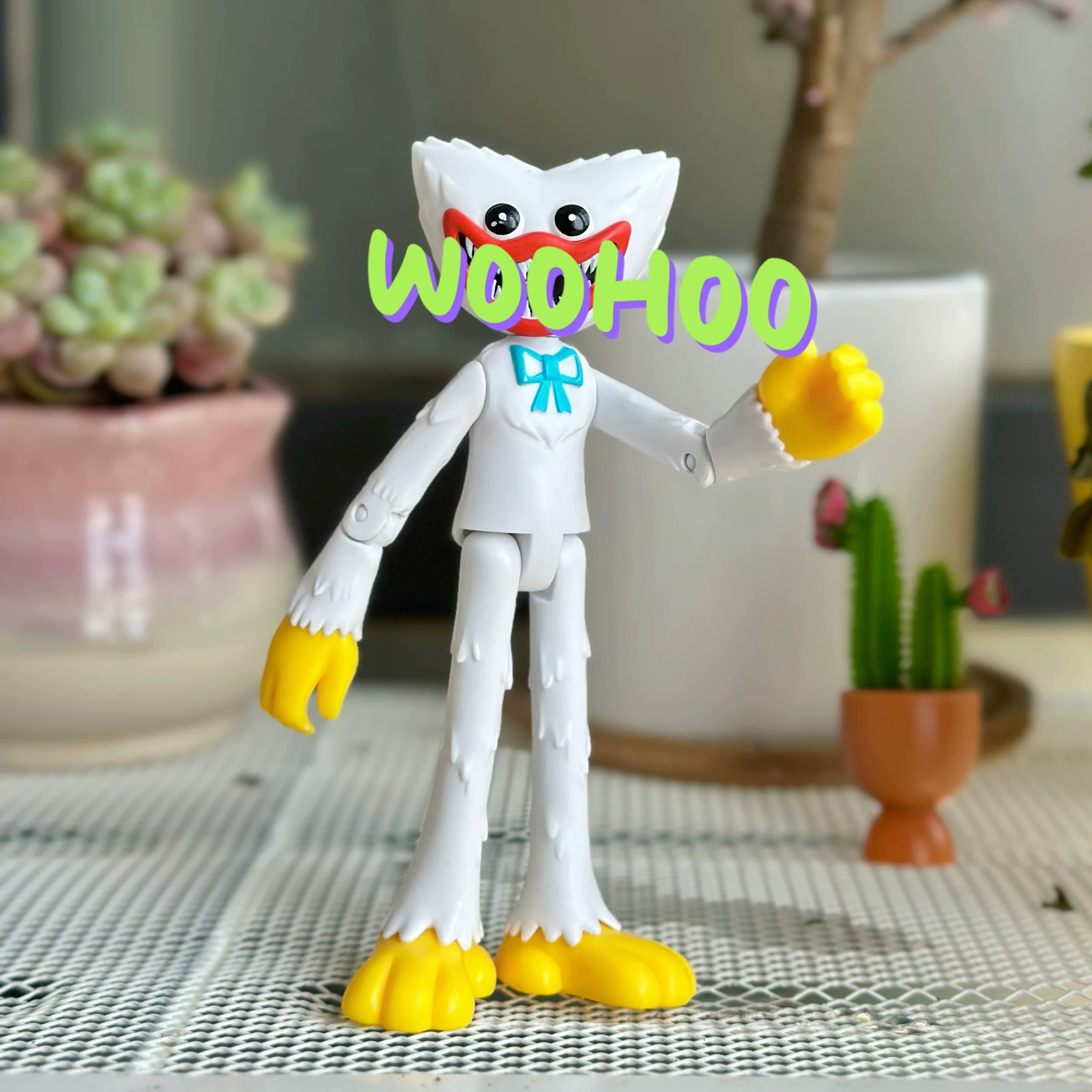 Poppy Playtime White Huggy Wuggy 5-Inch Articulated Action Figure (Series 2) 2 Collect the rare White Huggy Wuggy variant with articulated joints. Poppy Playtime White Huggy Wuggy 5-Inch Articulated Action Figure (Series 2).
