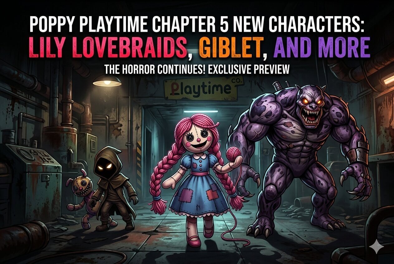 Poppy Playtime Chapter 5 New Characters: Lily Lovebraids, Giblet, and More