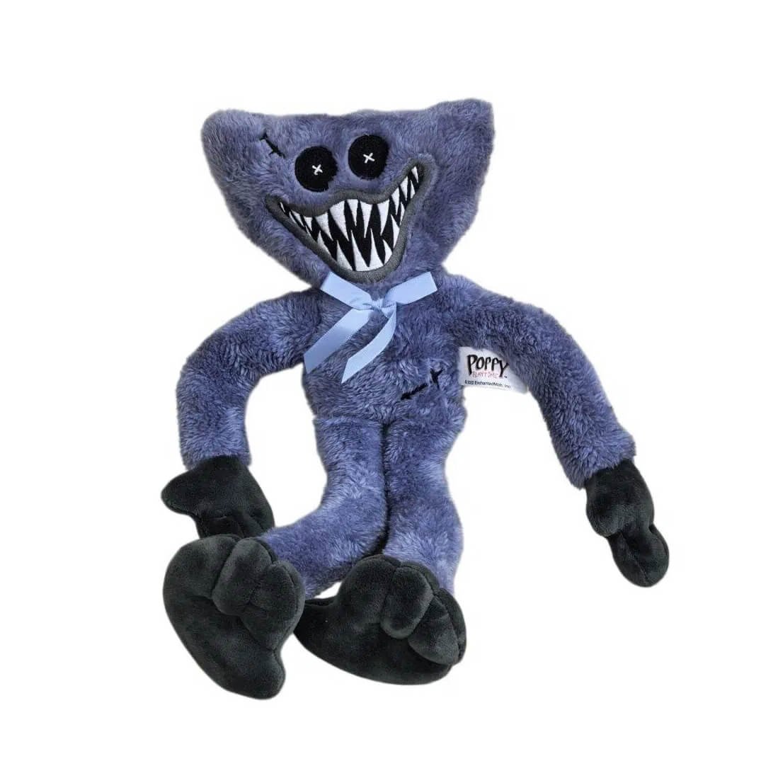 Poppy Playtime Special Edition Grey-Stitch Huggy Wuggy Plush Toy 2 Poppy Playtime Special Edition Grey-Stitch Huggy Wuggy Plush Toy