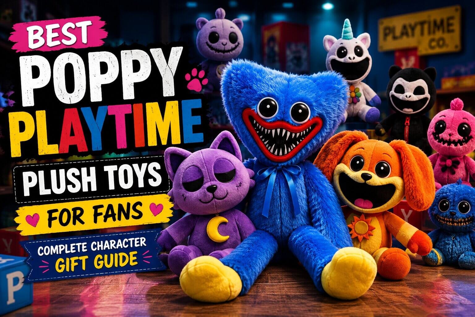 Best Poppy Playtime Plush Toys for Fans: A Complete Character Gift Guide