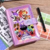 pink-smiling-critters-holographic-notebook-02y