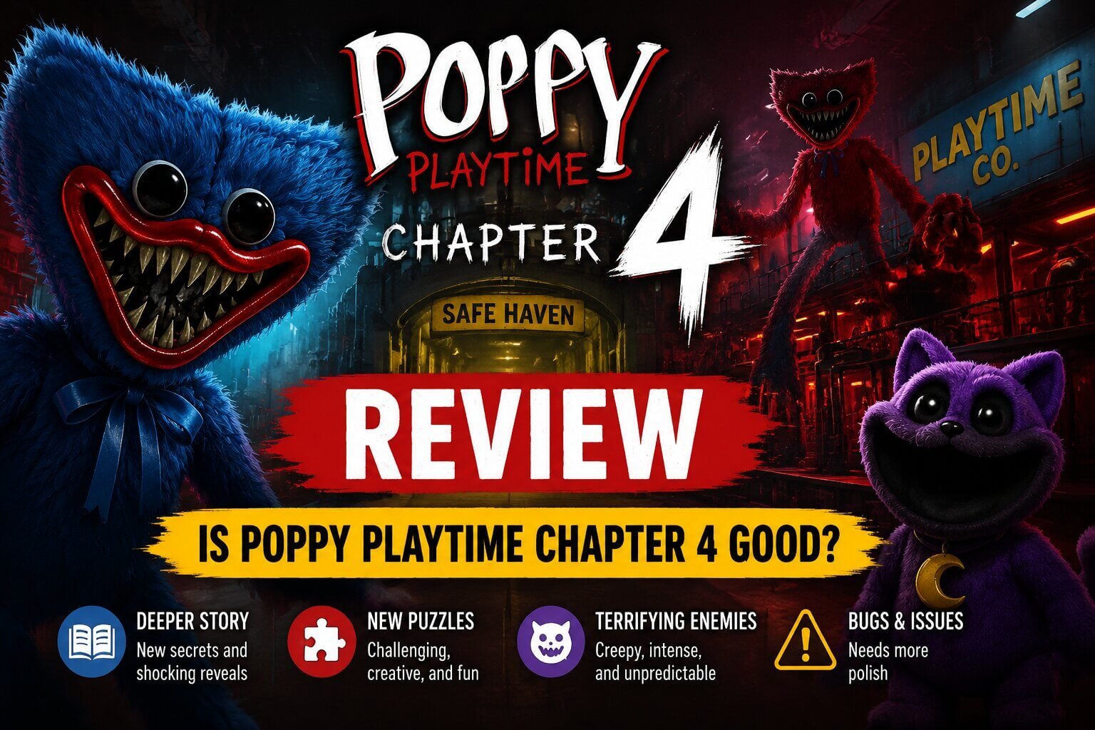 Poppy Playtime Chapter 4 Review: Is It Good? Full Fan Breakdown