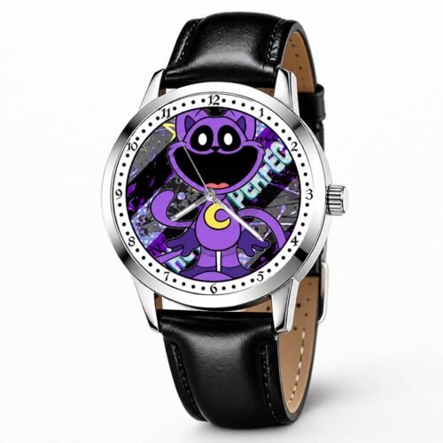 Poppy Playtime Smiling Critters Watch - CatNap, DogDay, Bobby BearHug Kids Leather Timepiece 13