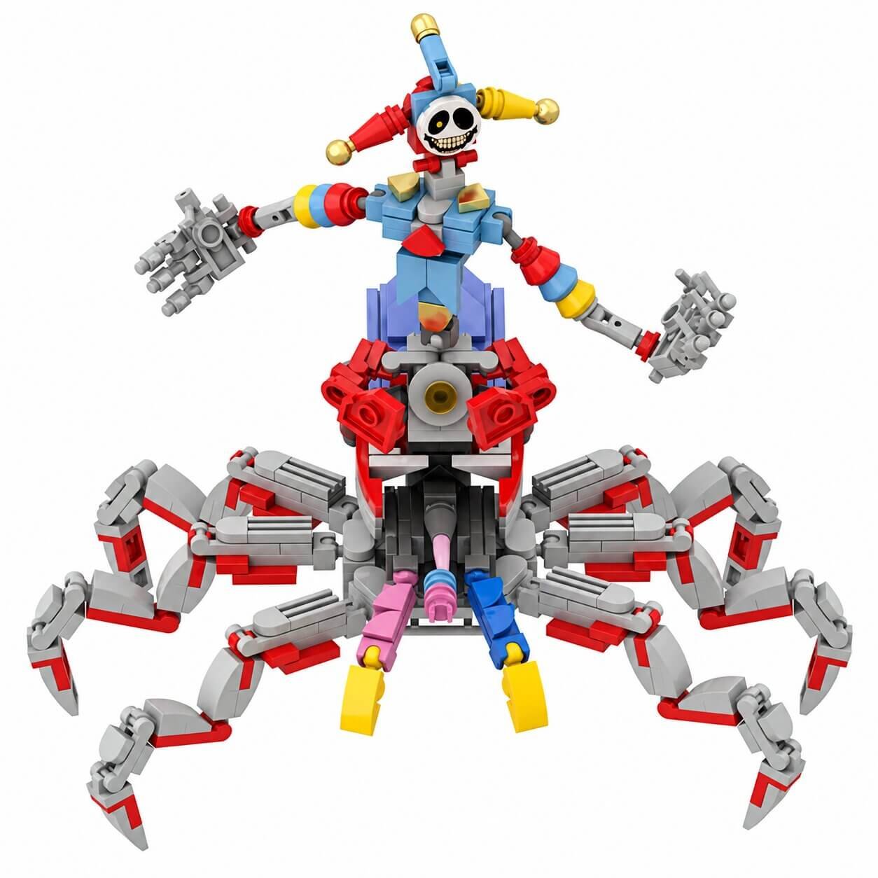 Poppy Playtime Chapter 5 The Prototype 1006 Building Blocks Set - Spider Jester Action Figure Toy for Kids & Fans (376 Pcs) 2 Poppy Playtime Chapter 5 The Prototype 1006 Building Blocks Set - Spider Jester Action Figure Toy for Kids & Fans (376 Pcs)