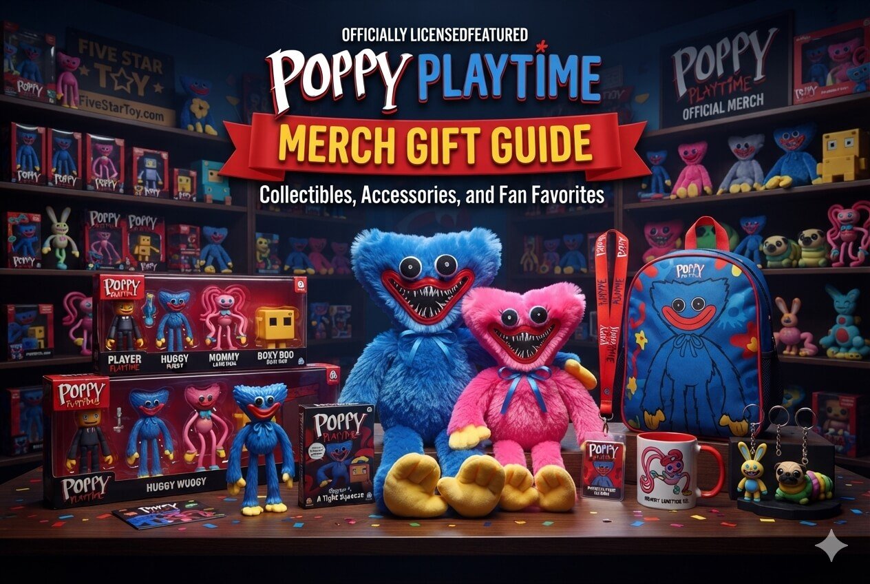 Poppy Playtime Merch Gift Guide Collectibles, Accessories, and Fan Favorites