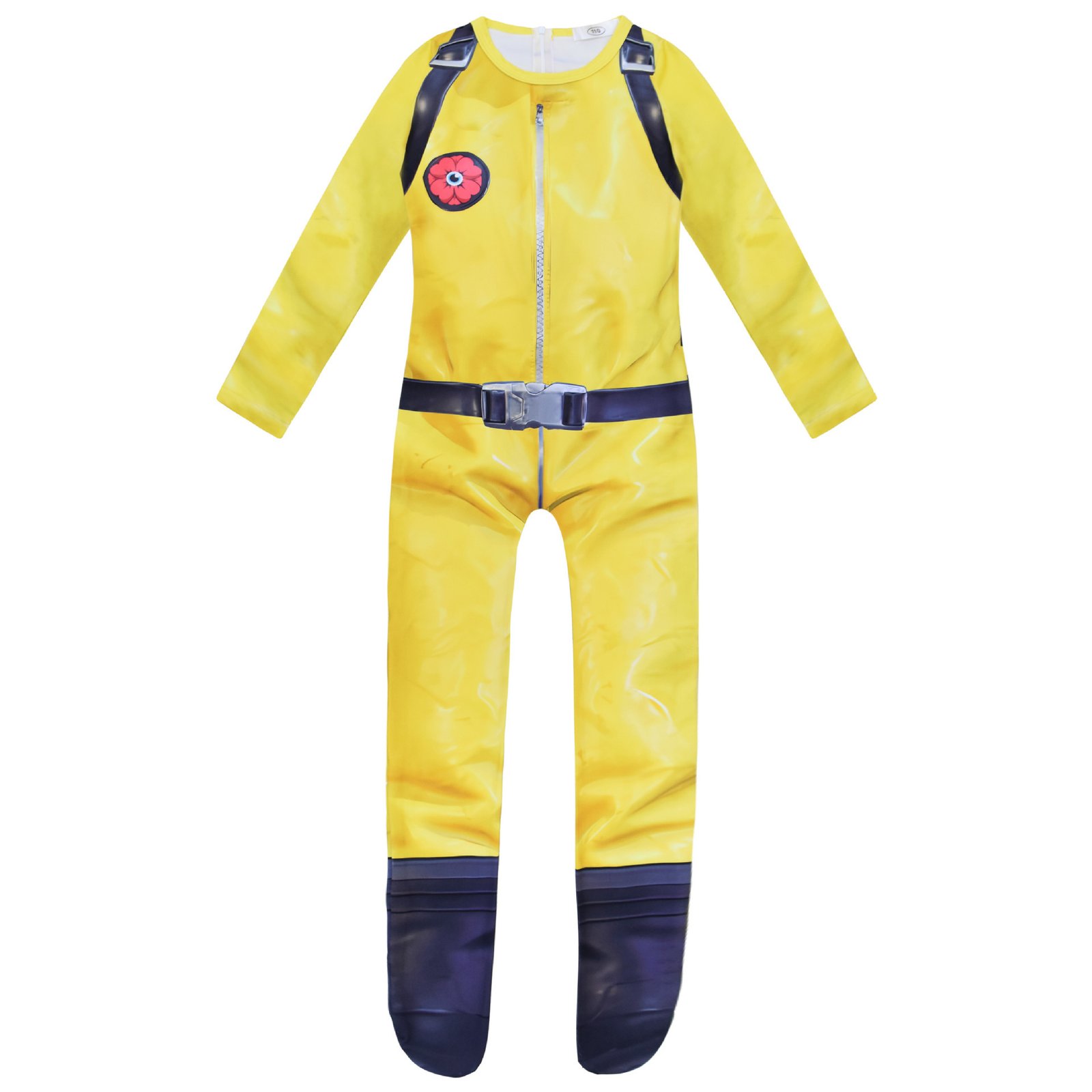 Kids Poppy Playtime The Player Costume - Yellow Hazmat Suit Cosplay Jumpsuit for Halloween 3 Kids Poppy Playtime The Player Costume - Yellow Hazmat Suit Cosplay Jumpsuit for Halloween - Image 2