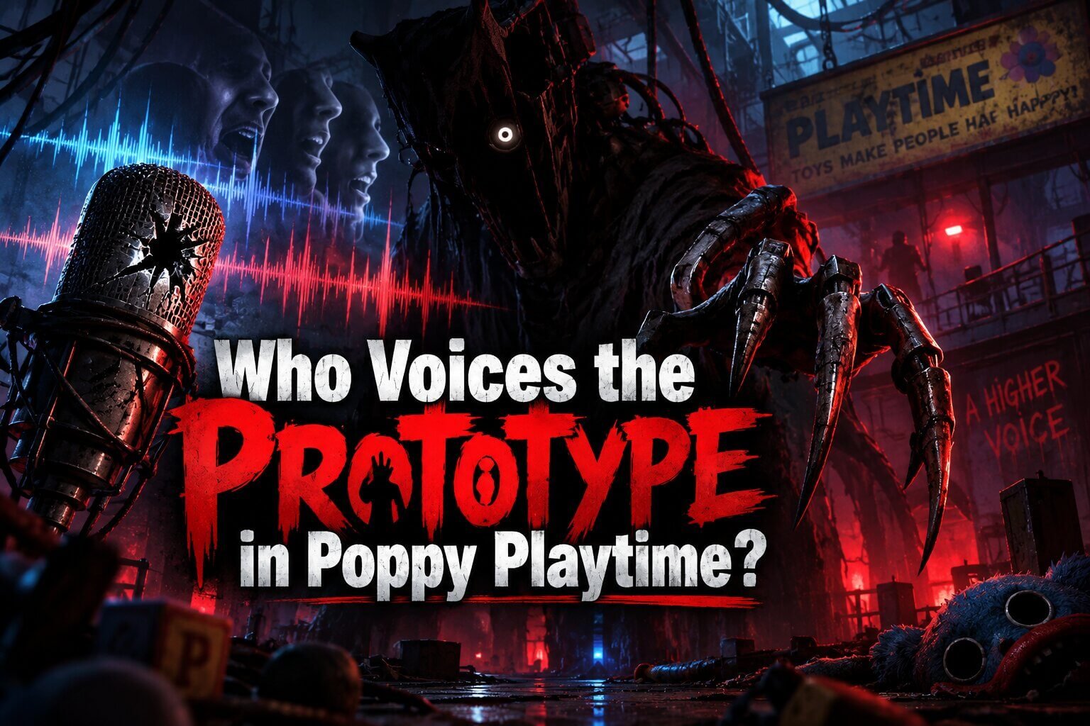 Who Voices the Prototype in Poppy Playtime? The Mystery Behind Experiment 1006