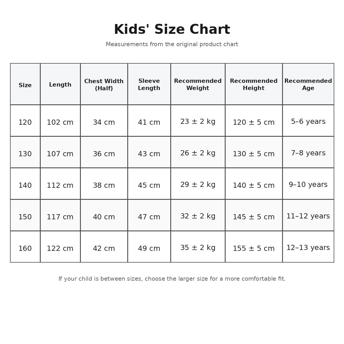 Kids Chum Chompkins Monster Costume - Poppy Playtime Chapter 5 Halloween Cosplay Set 7 size chart